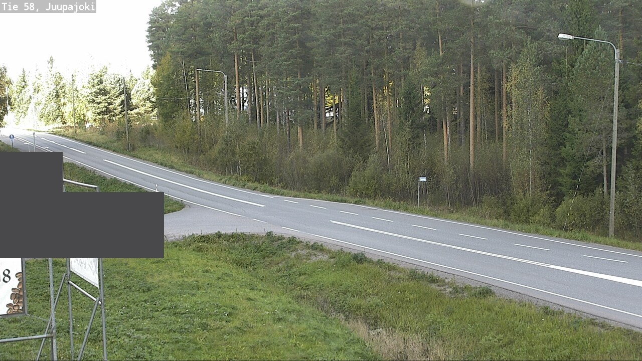Weather Camera Image Väg 58 Juupajoki, Juupajoki, Pirkanmaa