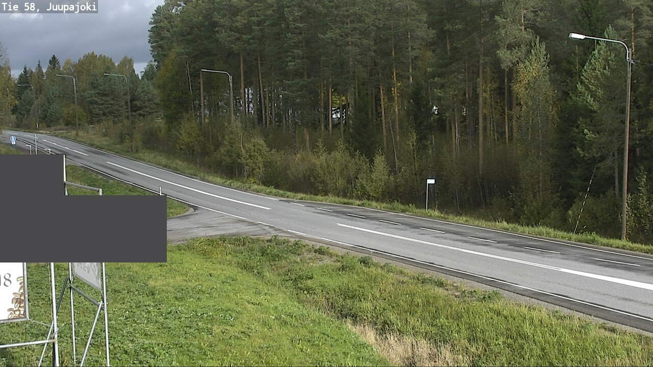 Weather Camera Image Väg 58 Juupajoki, Juupajoki, Pirkanmaa