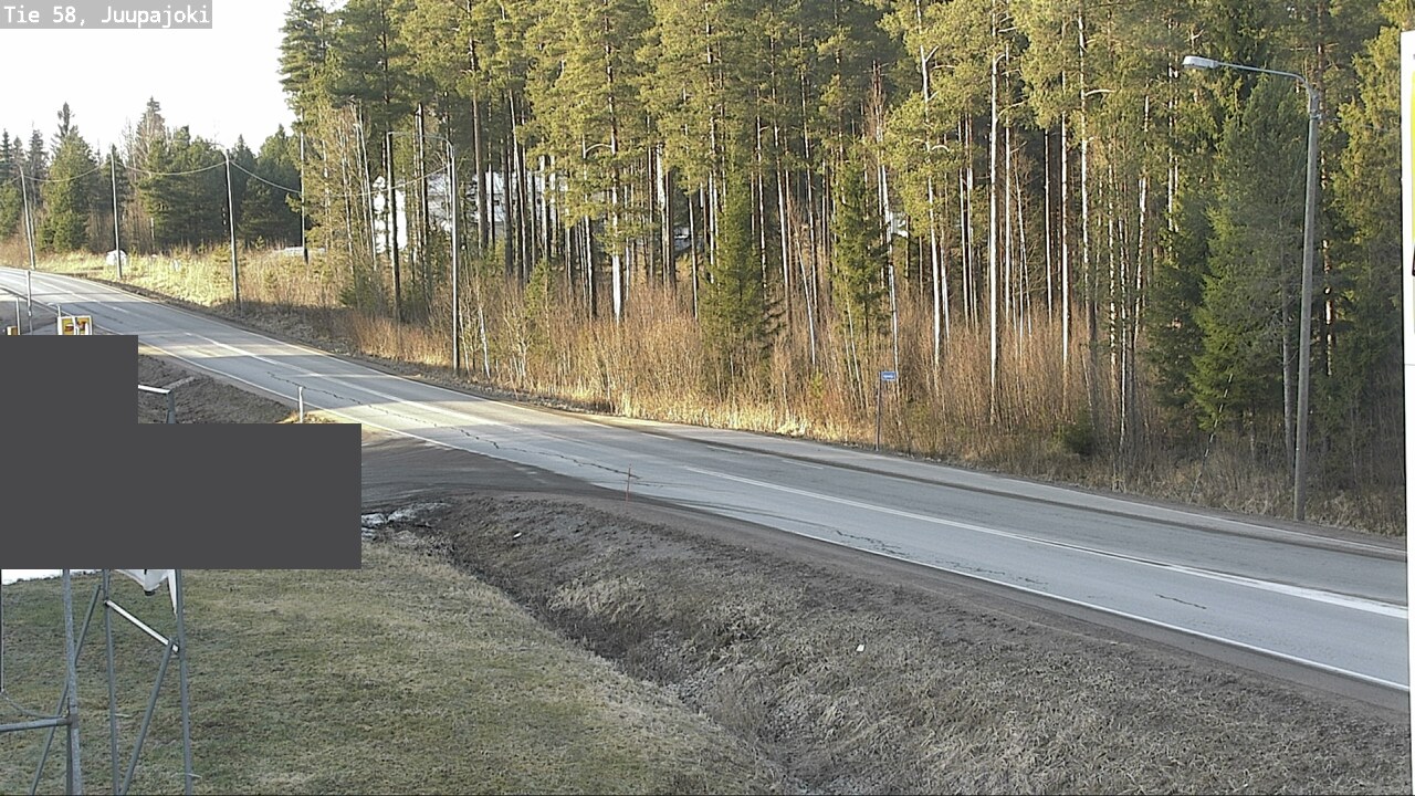 Weather Camera Image Väg 58 Juupajoki, Juupajoki, Pirkanmaa