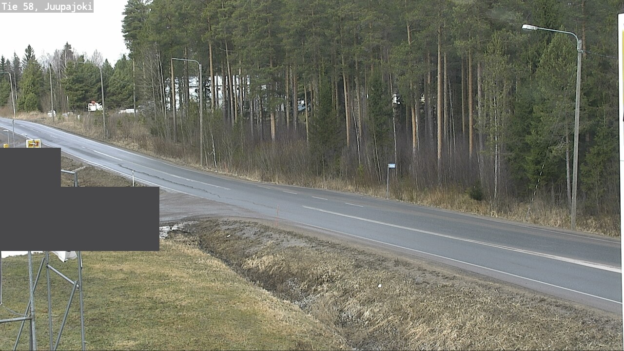 Weather Camera Image Road 58 Juupajoki, Juupajoki, Pirkanmaa