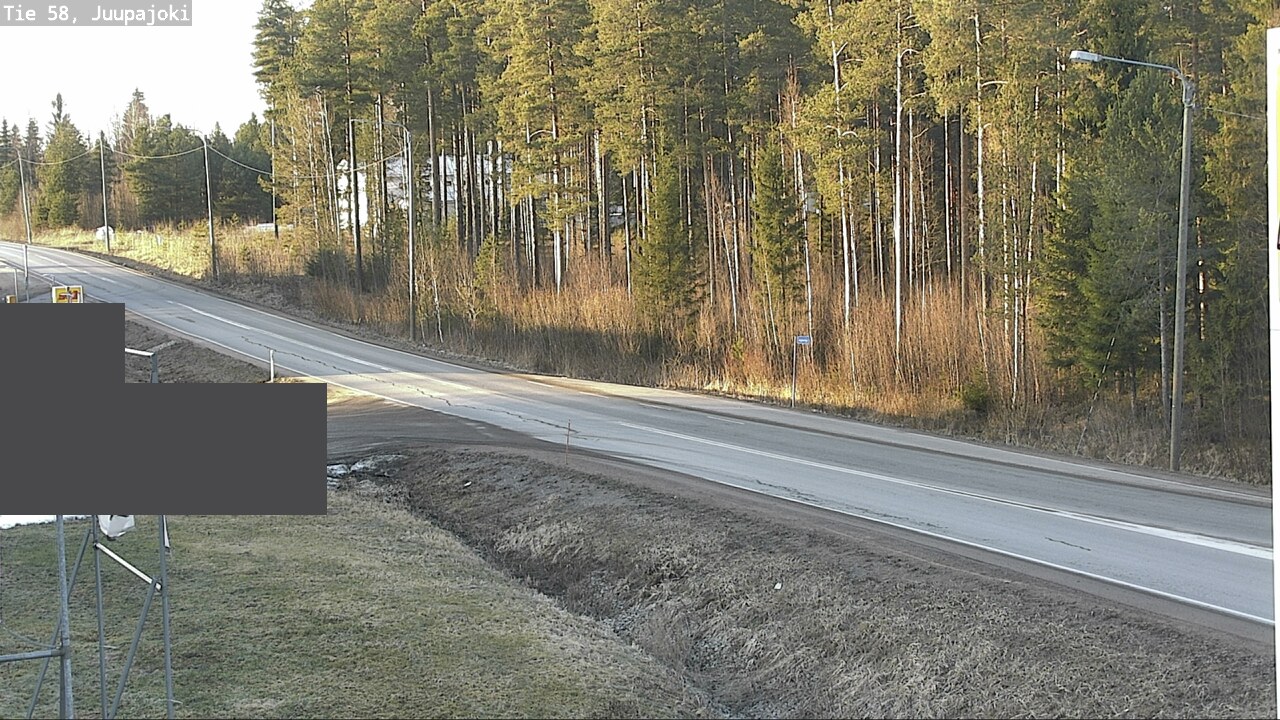 Weather Camera Image Väg 58 Juupajoki, Juupajoki, Pirkanmaa