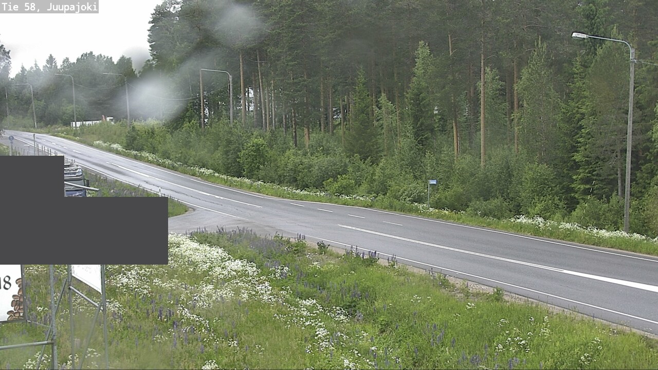 Weather Camera Image Väg 58 Juupajoki, Juupajoki, Pirkanmaa