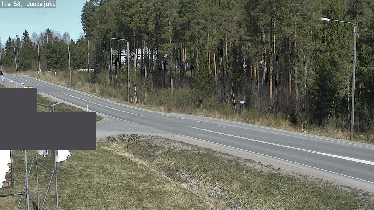 Weather Camera Image Road 58 Juupajoki, Juupajoki, Pirkanmaa