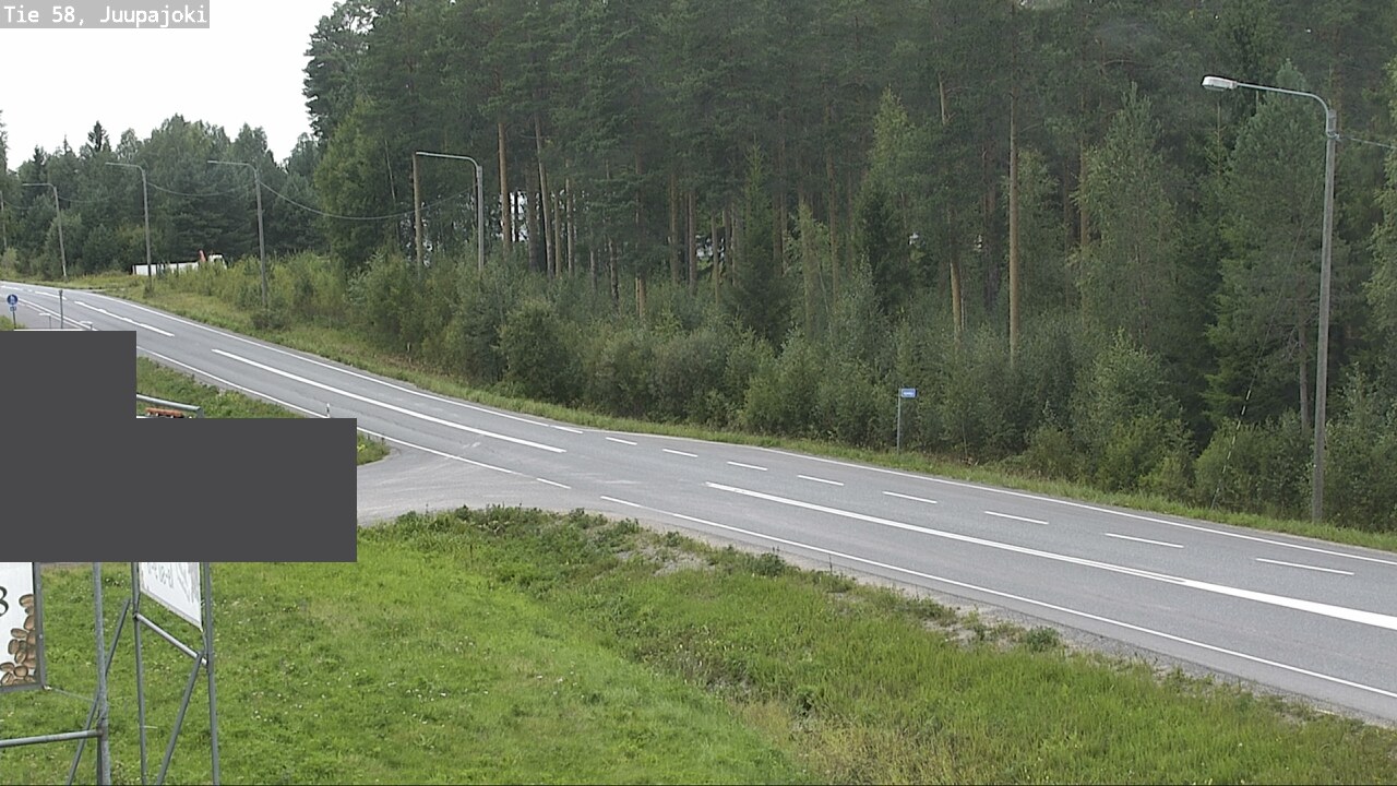 Weather Camera Image Väg 58 Juupajoki, Juupajoki, Pirkanmaa
