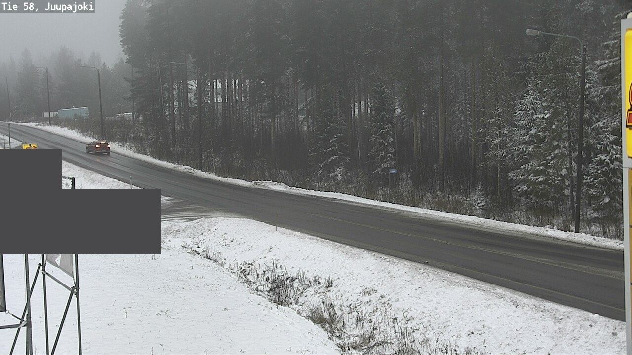 Weather Camera Image Väg 58 Juupajoki, Juupajoki, Pirkanmaa