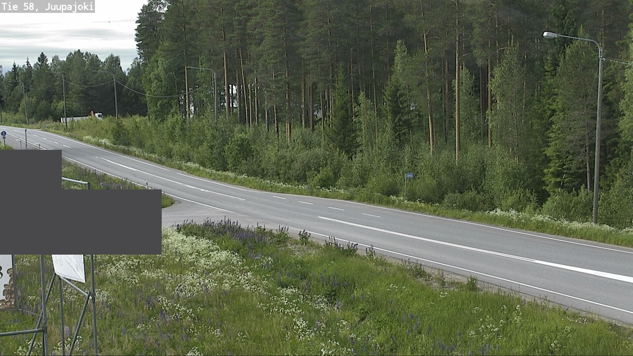 Weather Camera Image Road 58 Juupajoki, Juupajoki, Pirkanmaa