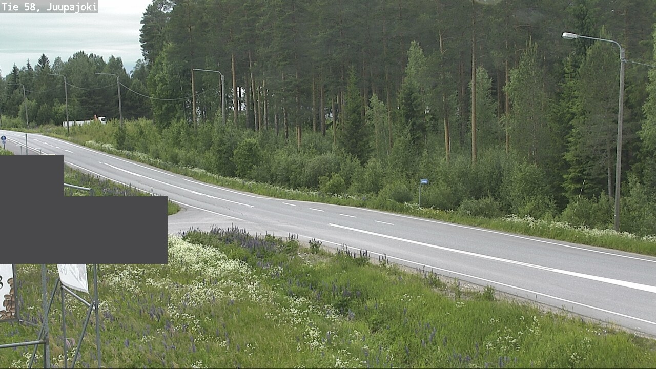 Weather Camera Image Road 58 Juupajoki, Juupajoki, Pirkanmaa