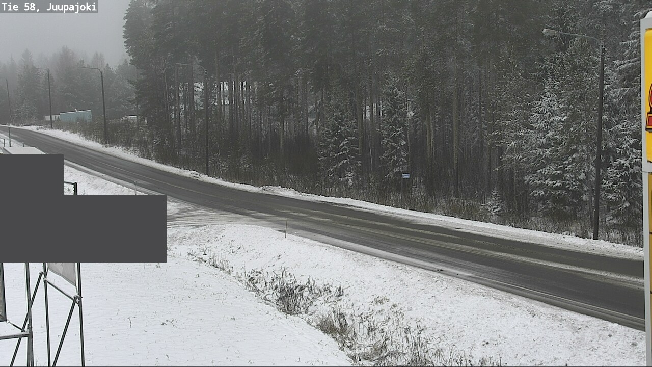 Weather Camera Image Väg 58 Juupajoki, Juupajoki, Pirkanmaa