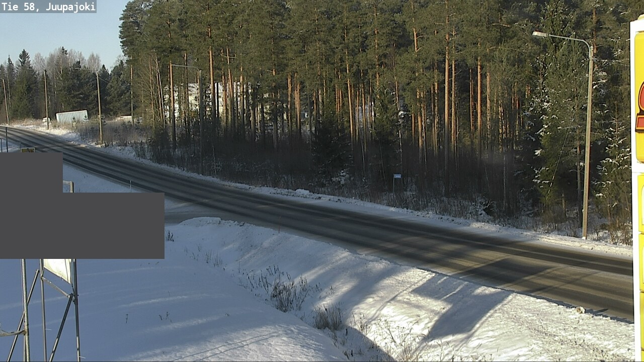Weather Camera Image Väg 58 Juupajoki, Juupajoki, Pirkanmaa