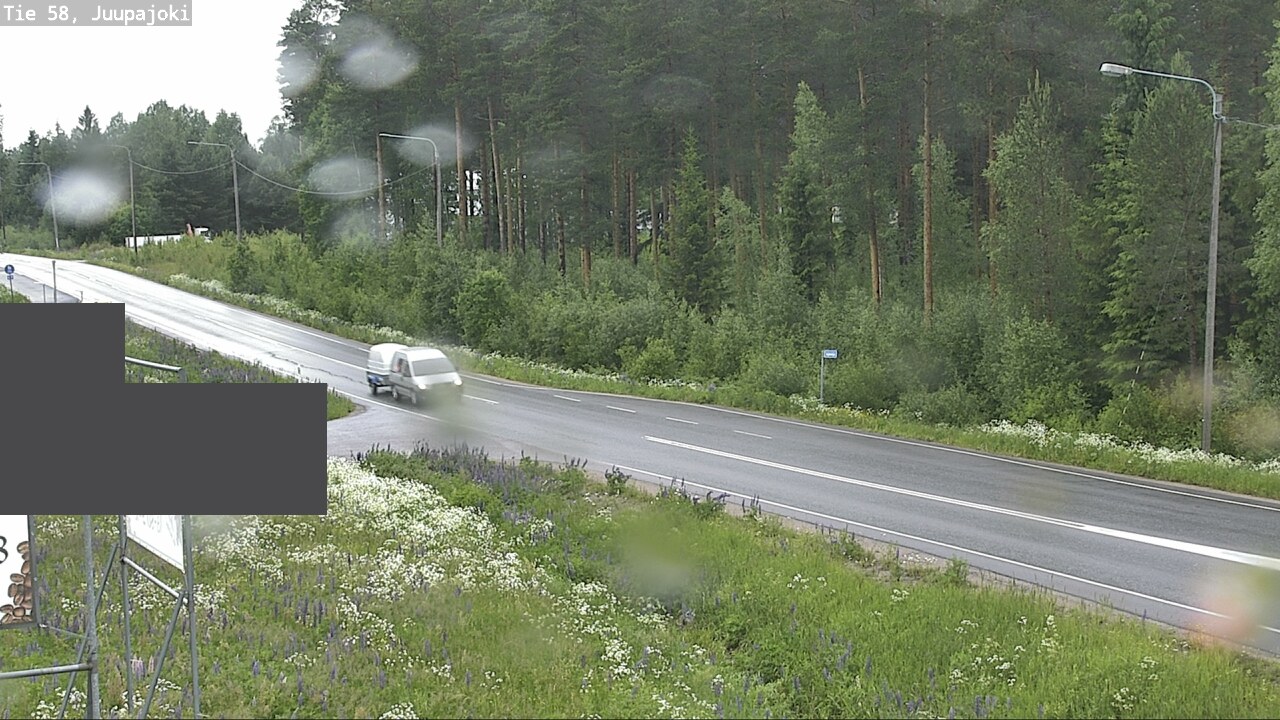 Weather Camera Image Väg 58 Juupajoki, Juupajoki, Pirkanmaa