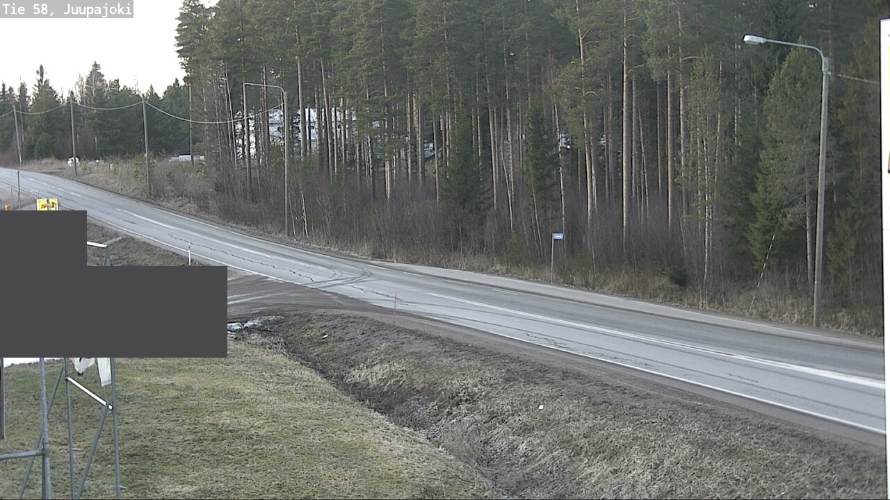 Weather Camera Image Väg 58 Juupajoki, Juupajoki, Pirkanmaa