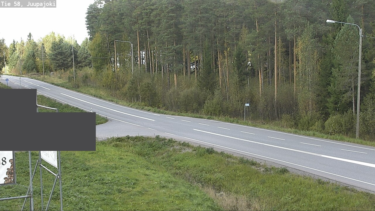 Weather Camera Image Väg 58 Juupajoki, Juupajoki, Pirkanmaa