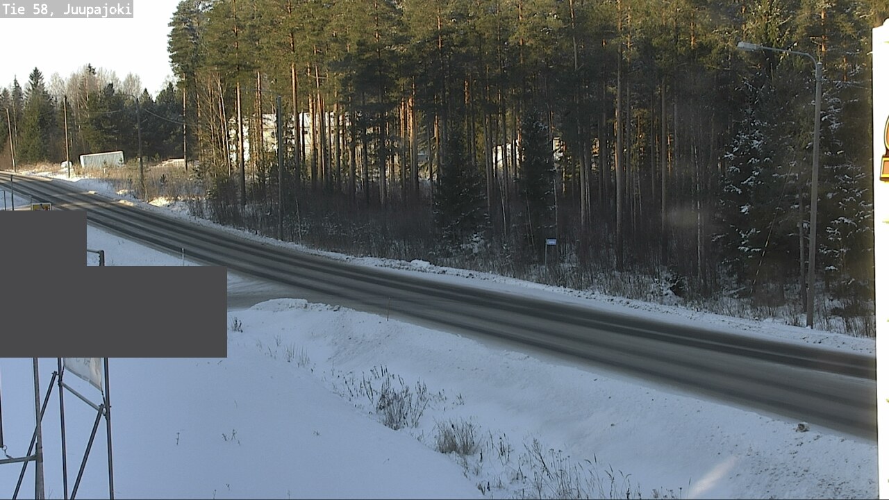 Weather Camera Image Väg 58 Juupajoki, Juupajoki, Pirkanmaa