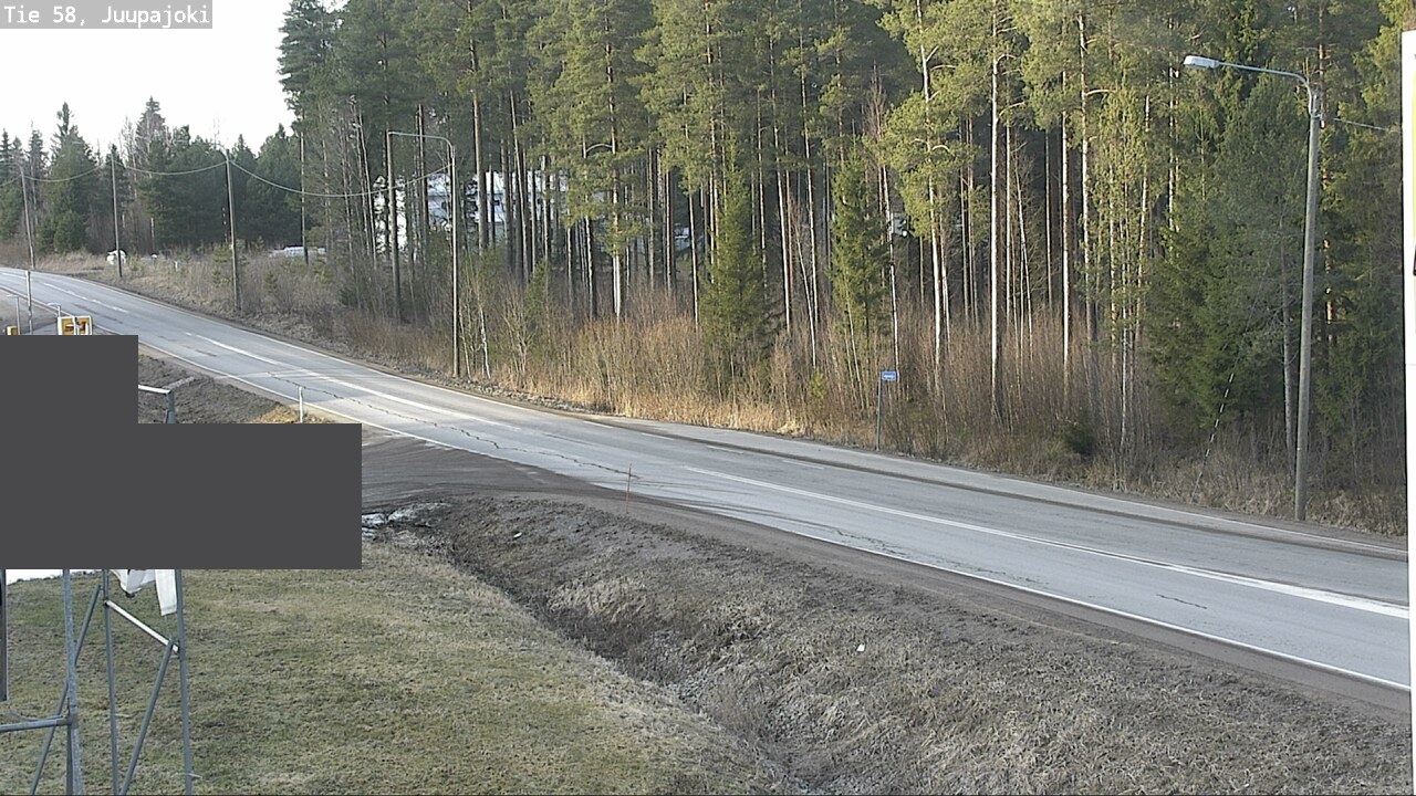 Weather Camera Image Väg 58 Juupajoki, Juupajoki, Pirkanmaa
