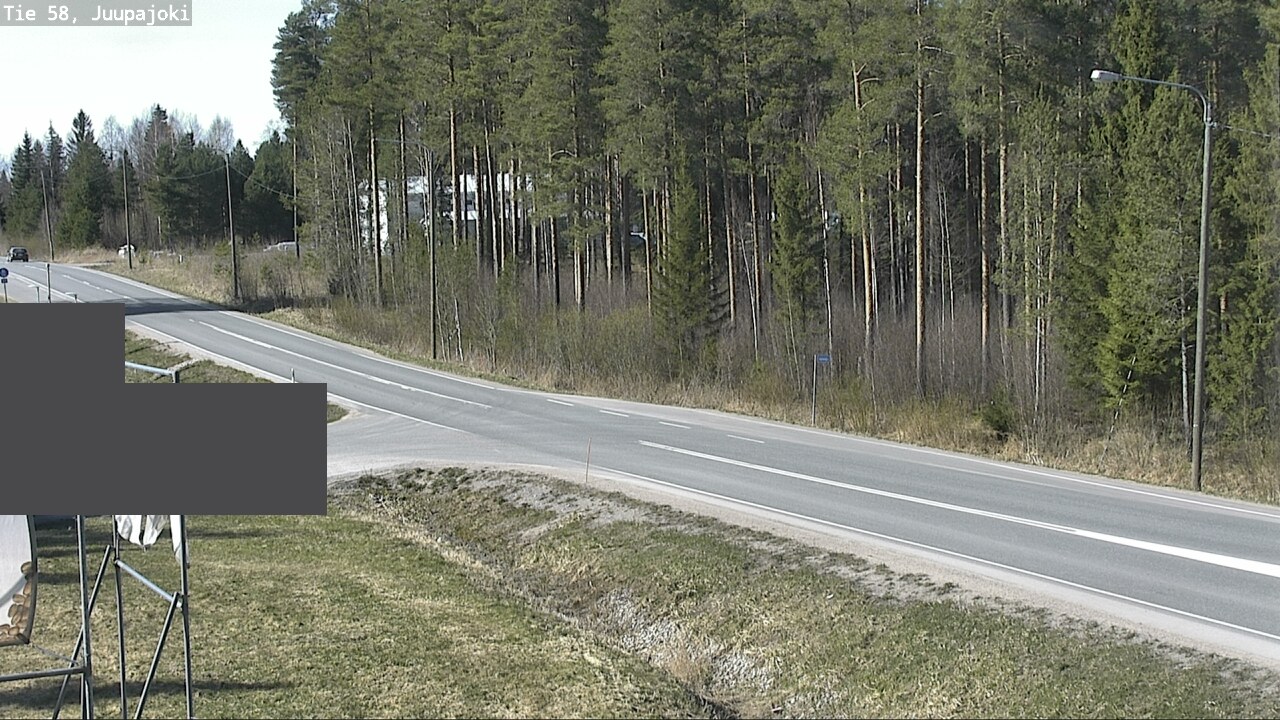 Weather Camera Image Road 58 Juupajoki, Juupajoki, Pirkanmaa