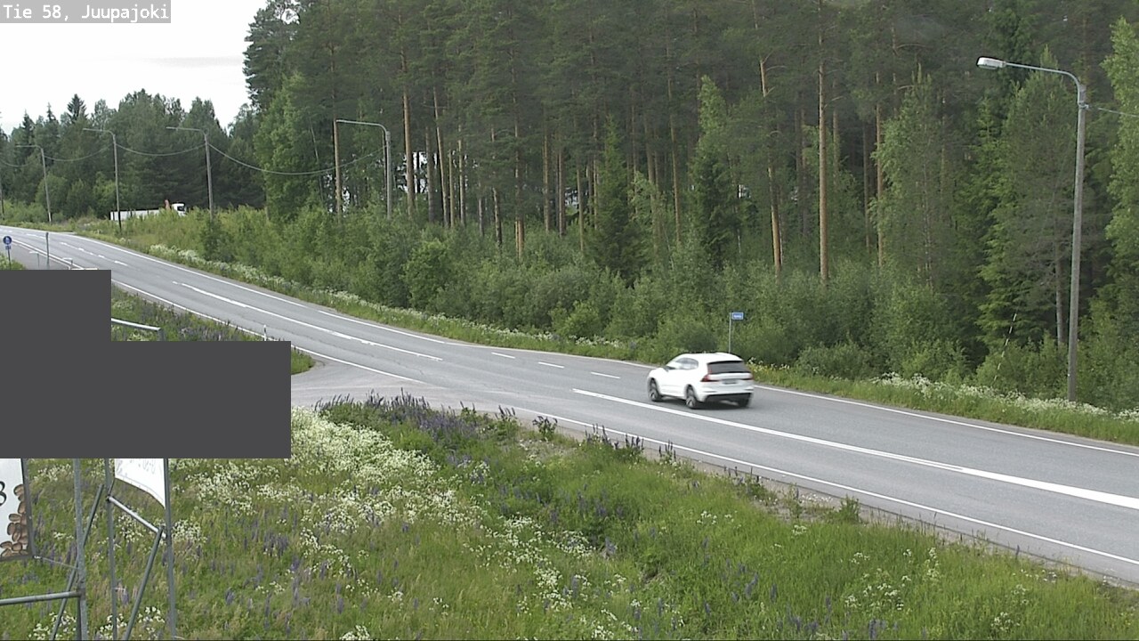 Weather Camera Image Road 58 Juupajoki, Juupajoki, Pirkanmaa