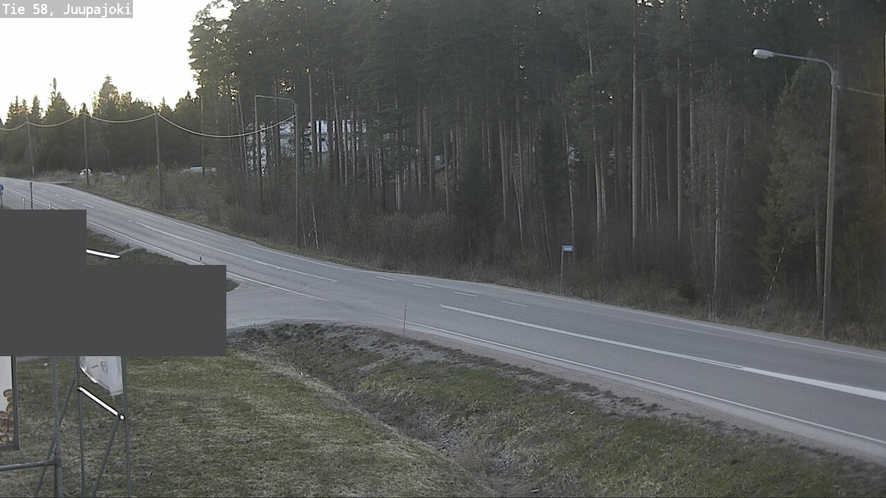 Weather Camera Image Road 58 Juupajoki, Juupajoki, Pirkanmaa