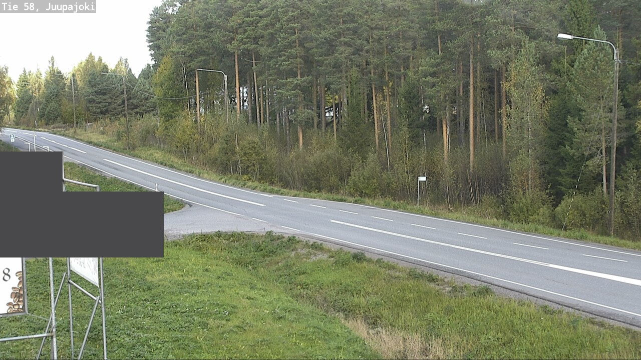 Weather Camera Image Väg 58 Juupajoki, Juupajoki, Pirkanmaa