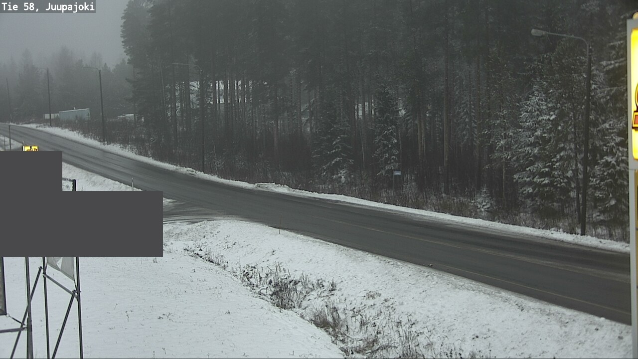 Weather Camera Image Väg 58 Juupajoki, Juupajoki, Pirkanmaa
