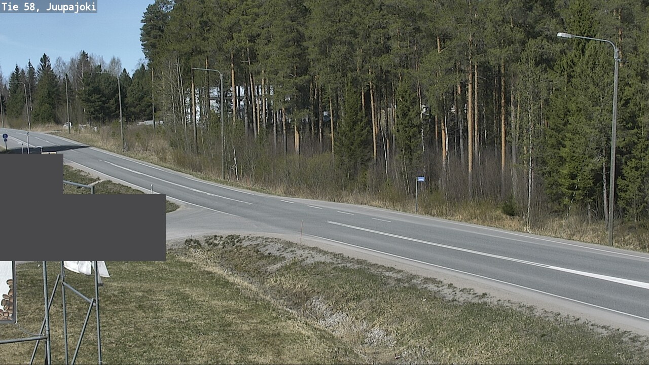Weather Camera Image Road 58 Juupajoki, Juupajoki, Pirkanmaa