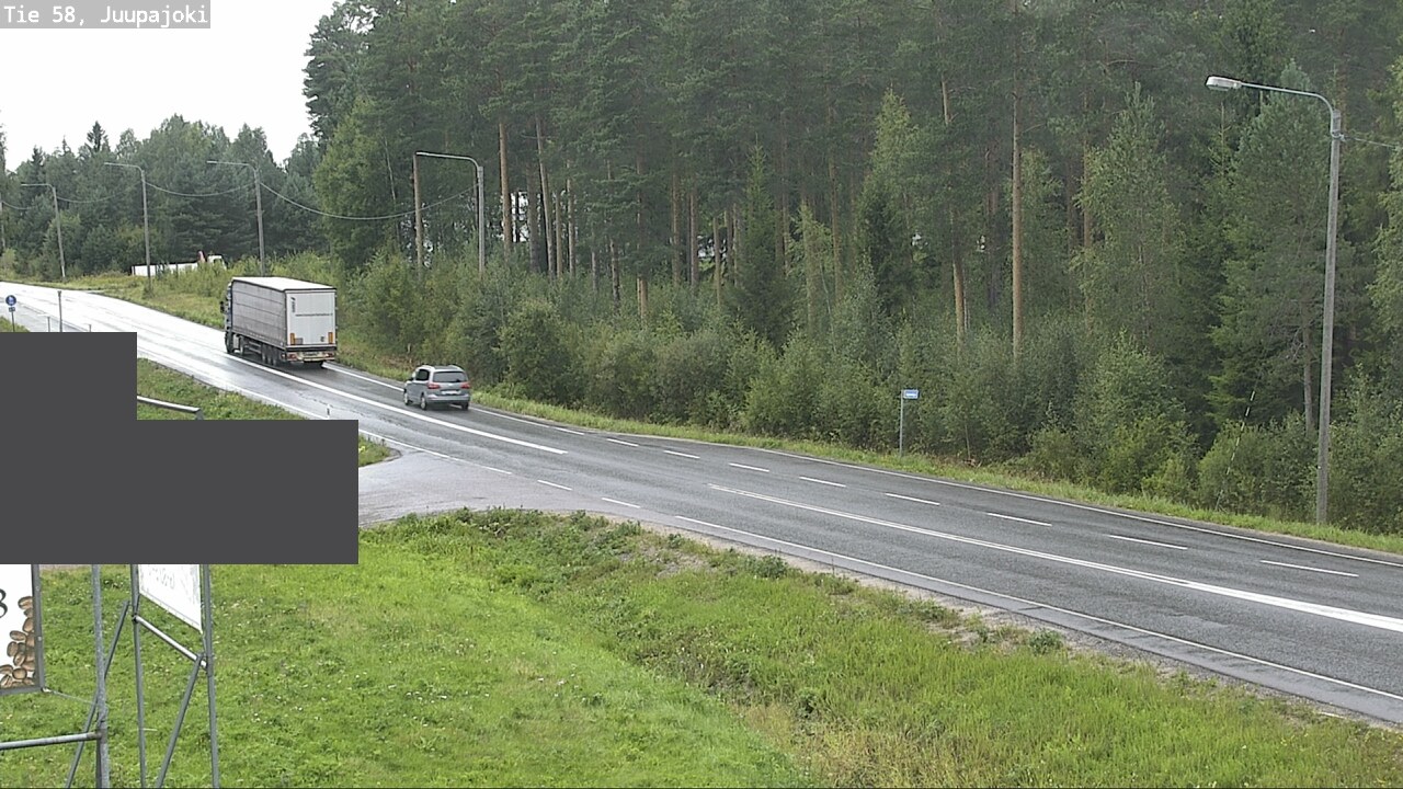 Weather Camera Image Väg 58 Juupajoki, Juupajoki, Pirkanmaa