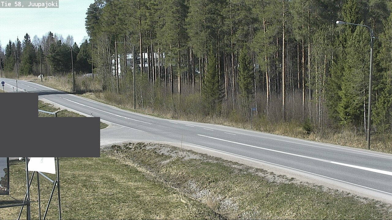 Weather Camera Image Road 58 Juupajoki, Juupajoki, Pirkanmaa