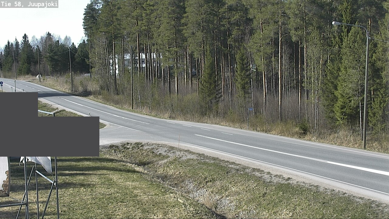 Weather Camera Image Road 58 Juupajoki, Juupajoki, Pirkanmaa