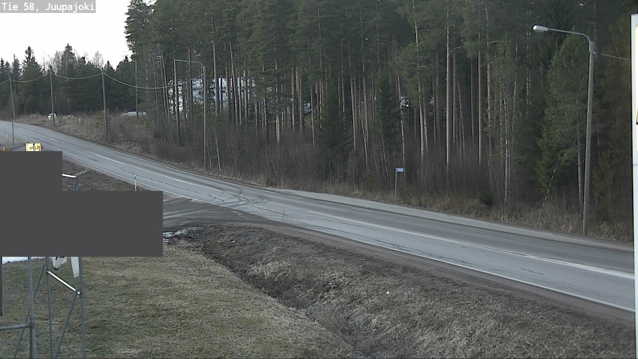 Weather Camera Image Väg 58 Juupajoki, Juupajoki, Pirkanmaa