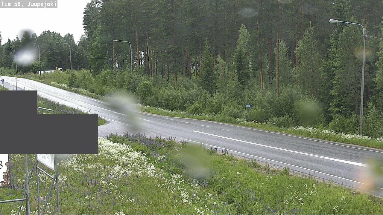 Weather Camera Image Väg 58 Juupajoki, Juupajoki, Pirkanmaa