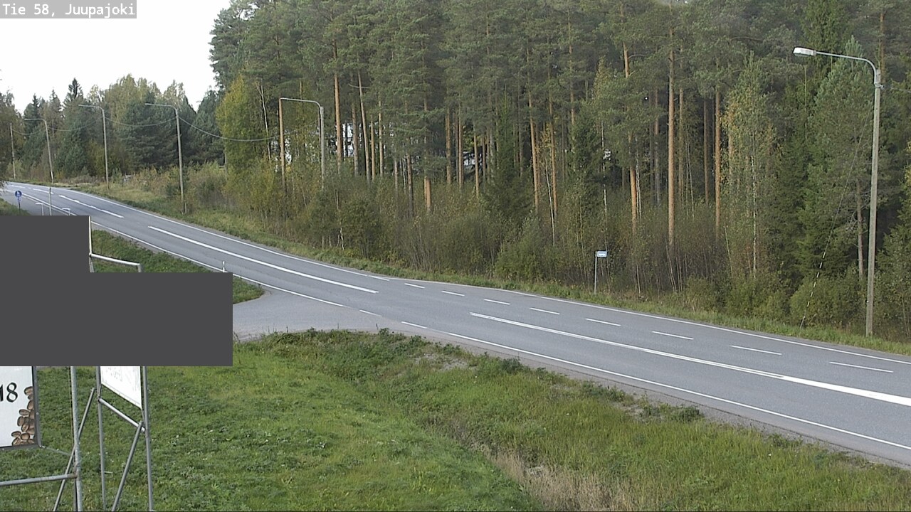Weather Camera Image Väg 58 Juupajoki, Juupajoki, Pirkanmaa