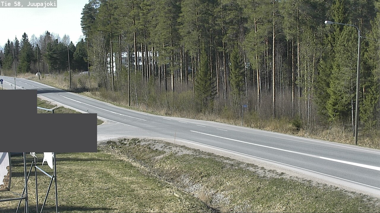 Weather Camera Image Road 58 Juupajoki, Juupajoki, Pirkanmaa