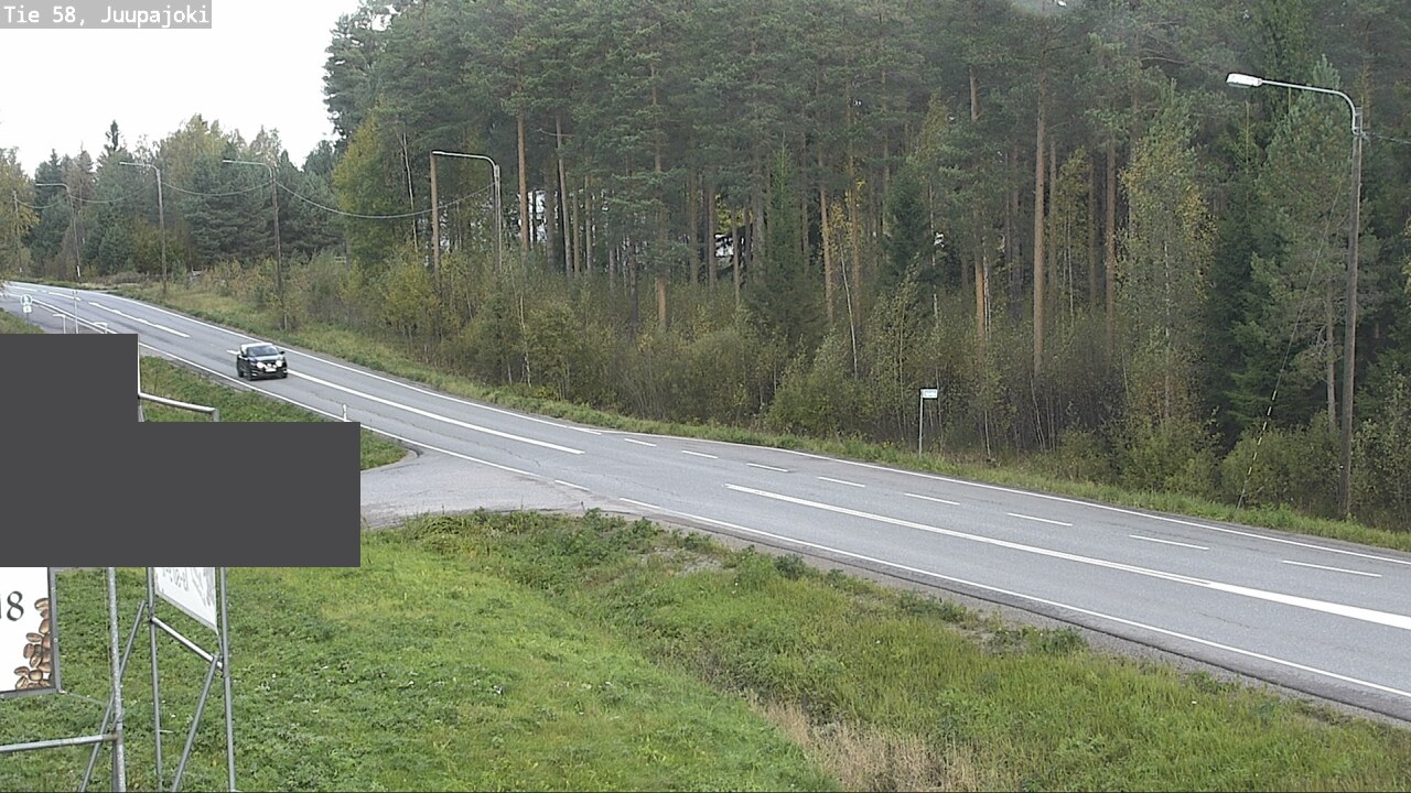 Weather Camera Image Väg 58 Juupajoki, Juupajoki, Pirkanmaa