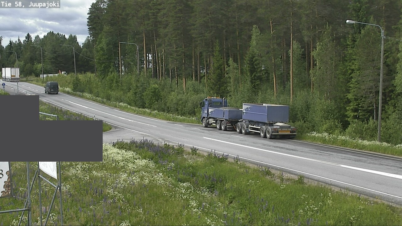 Weather Camera Image Väg 58 Juupajoki, Juupajoki, Pirkanmaa