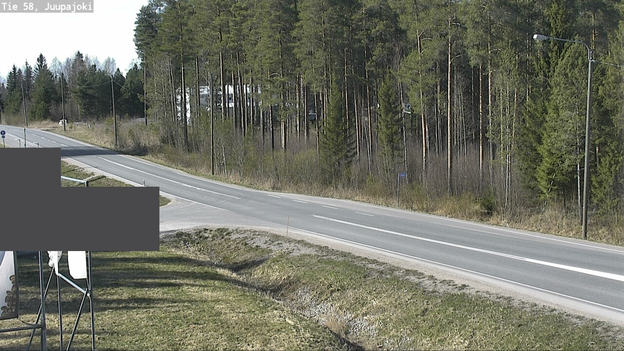 Weather Camera Image Road 58 Juupajoki, Juupajoki, Pirkanmaa
