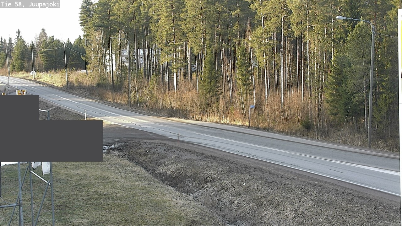 Weather Camera Image Väg 58 Juupajoki, Juupajoki, Pirkanmaa