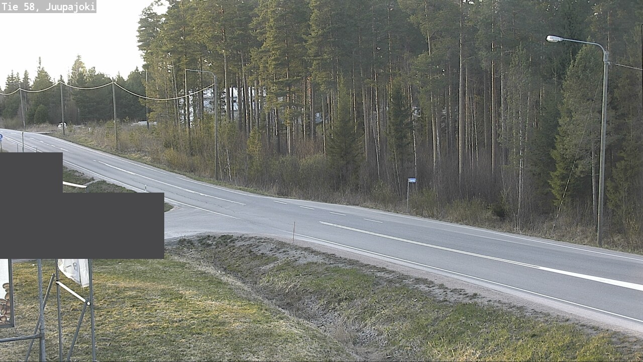 Weather Camera Image Road 58 Juupajoki, Juupajoki, Pirkanmaa