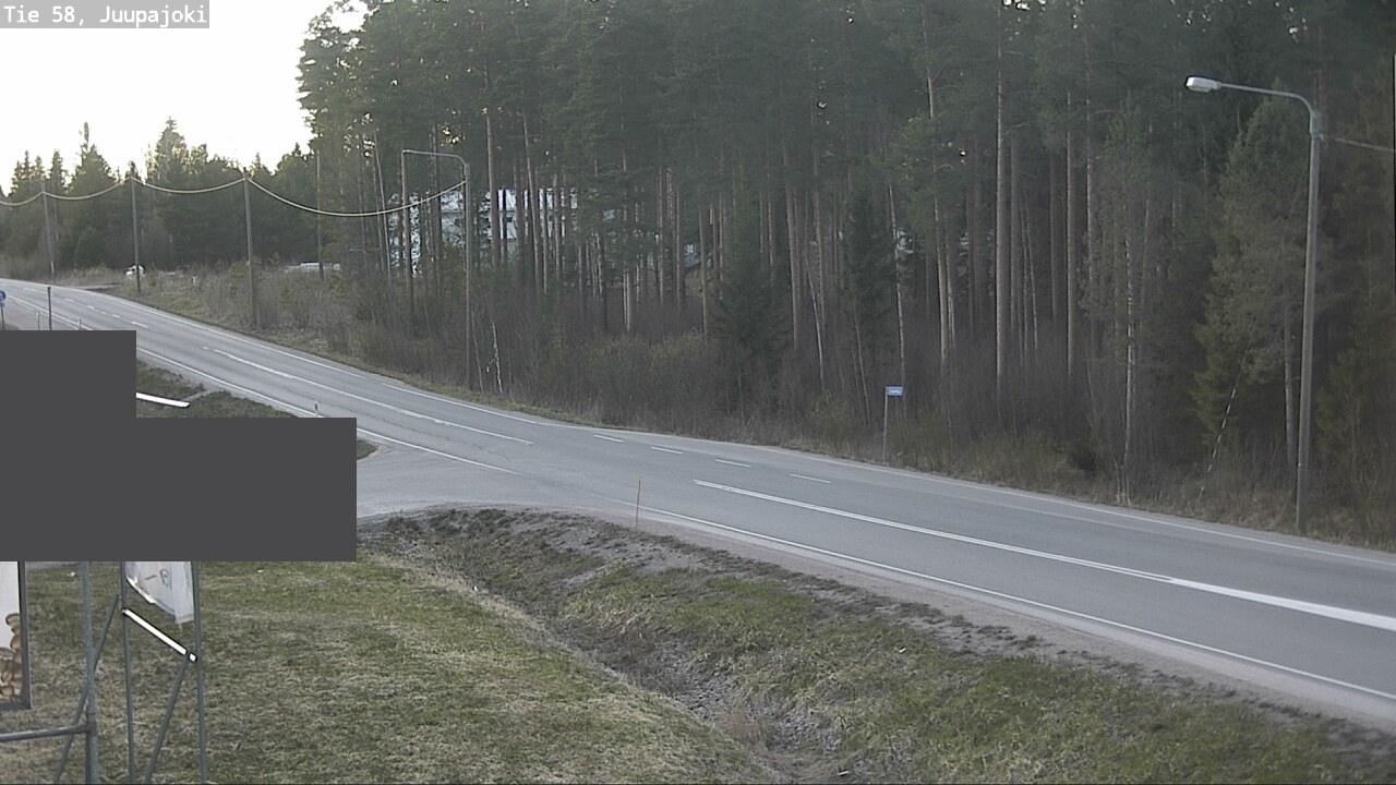 Weather Camera Image Road 58 Juupajoki, Juupajoki, Pirkanmaa