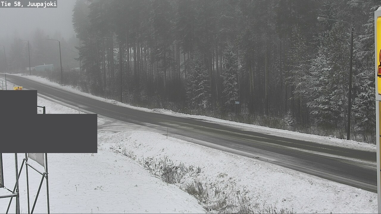 Weather Camera Image Väg 58 Juupajoki, Juupajoki, Pirkanmaa