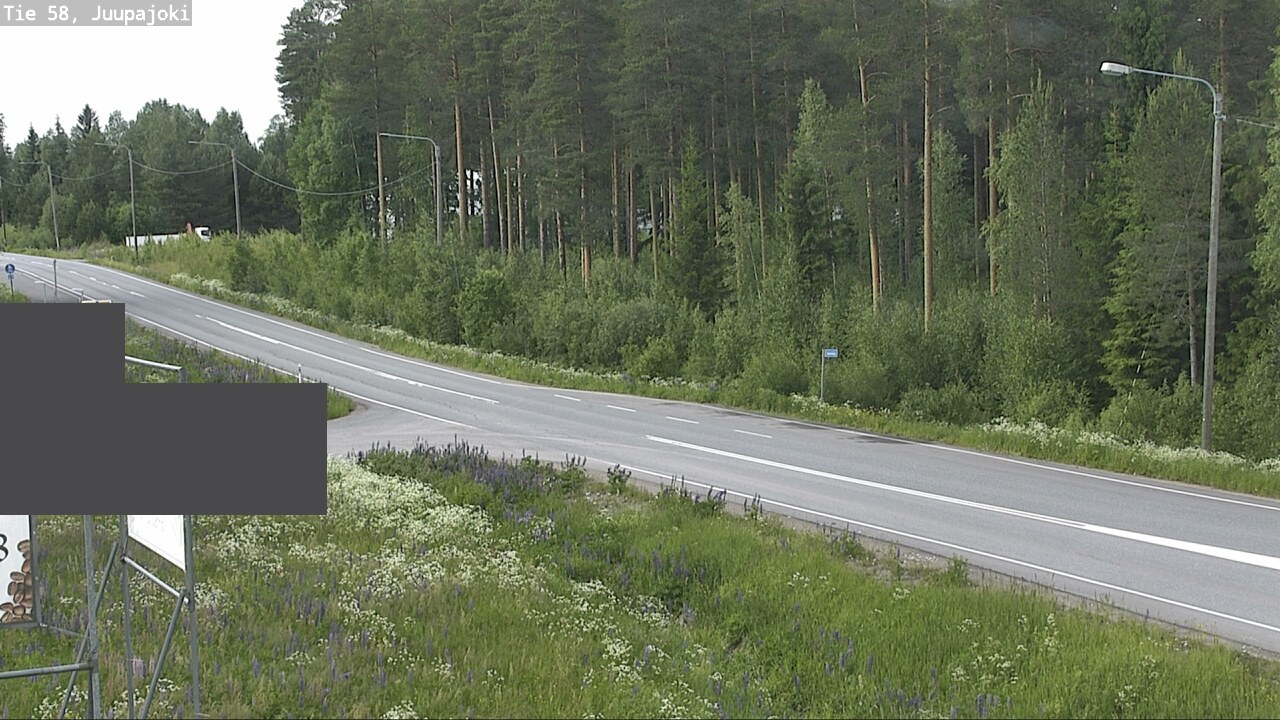 Weather Camera Image Väg 58 Juupajoki, Juupajoki, Pirkanmaa