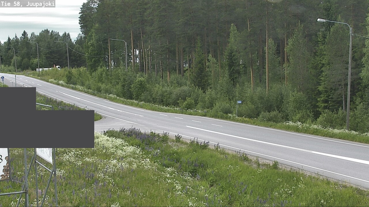 Weather Camera Image Road 58 Juupajoki, Juupajoki, Pirkanmaa