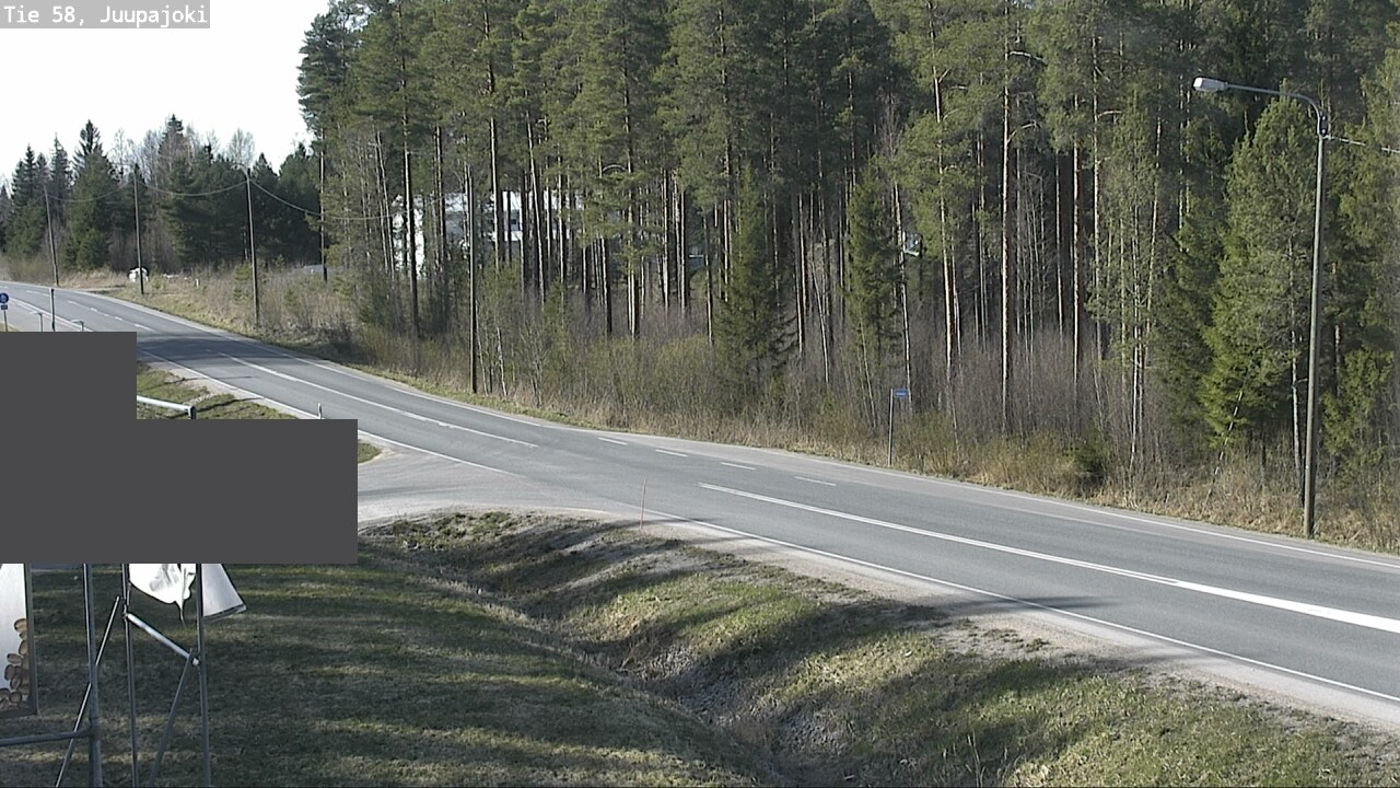 Weather Camera Image Road 58 Juupajoki, Juupajoki, Pirkanmaa