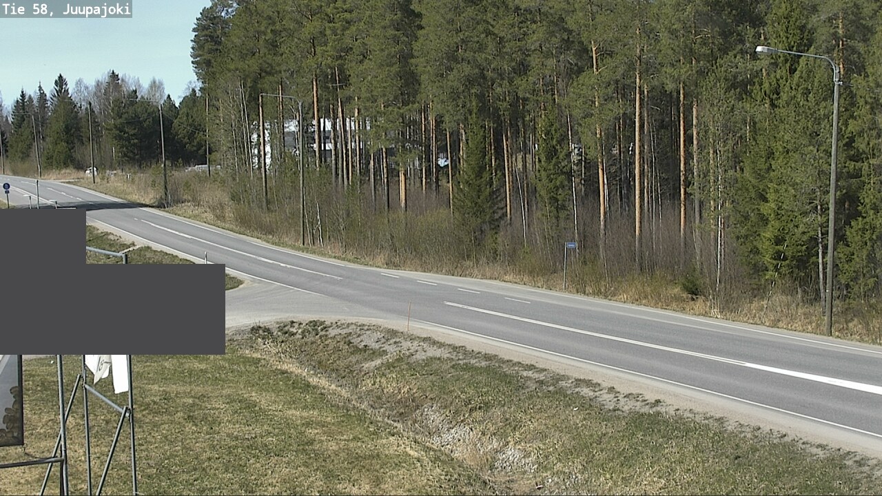 Weather Camera Image Road 58 Juupajoki, Juupajoki, Pirkanmaa