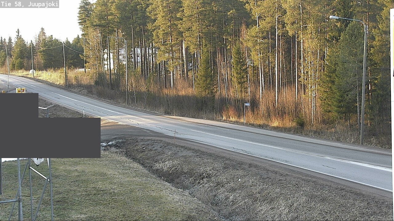 Weather Camera Image Väg 58 Juupajoki, Juupajoki, Pirkanmaa