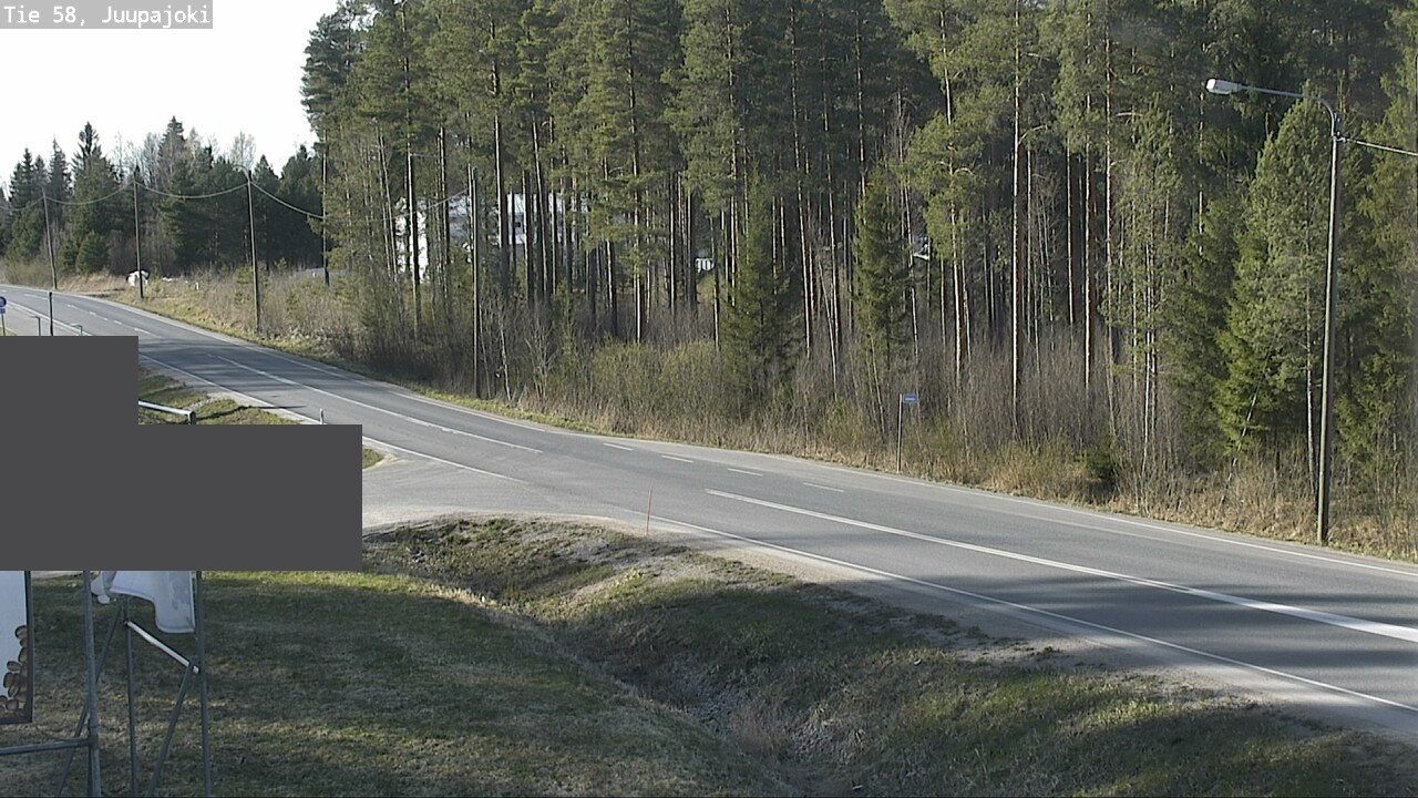 Weather Camera Image Road 58 Juupajoki, Juupajoki, Pirkanmaa