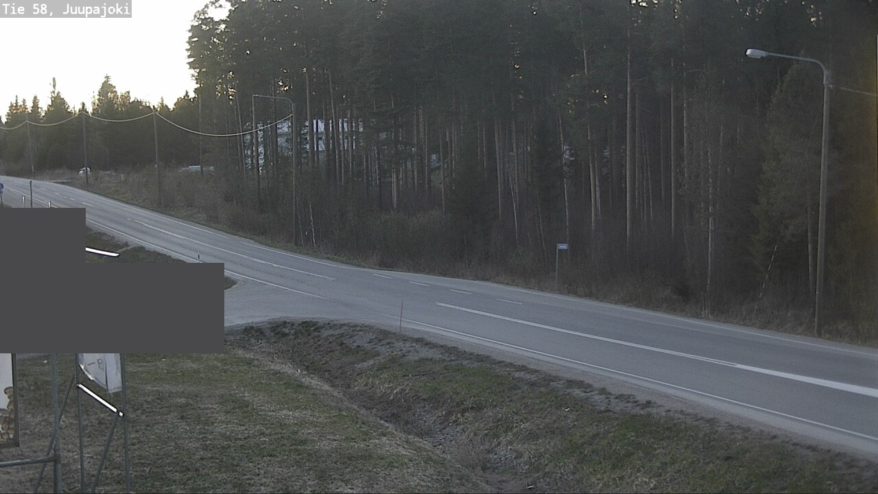Weather Camera Image Road 58 Juupajoki, Juupajoki, Pirkanmaa