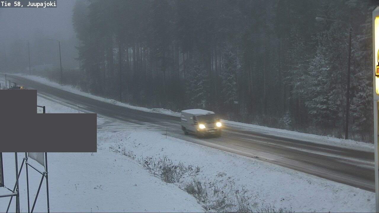 Weather Camera Image Väg 58 Juupajoki, Juupajoki, Pirkanmaa