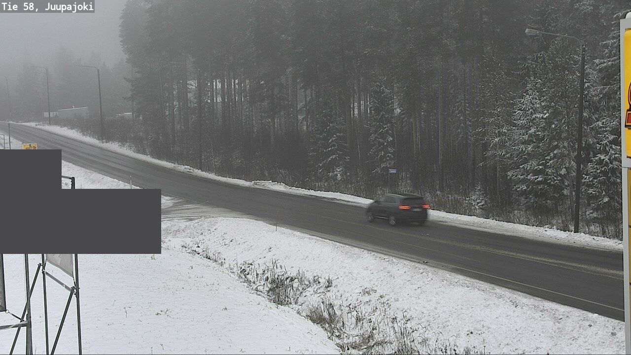 Weather Camera Image Väg 58 Juupajoki, Juupajoki, Pirkanmaa