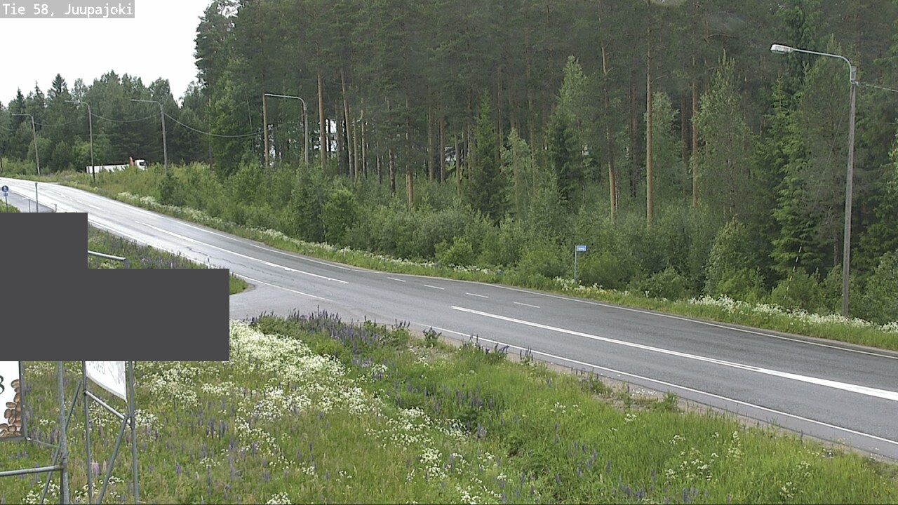 Weather Camera Image Väg 58 Juupajoki, Juupajoki, Pirkanmaa