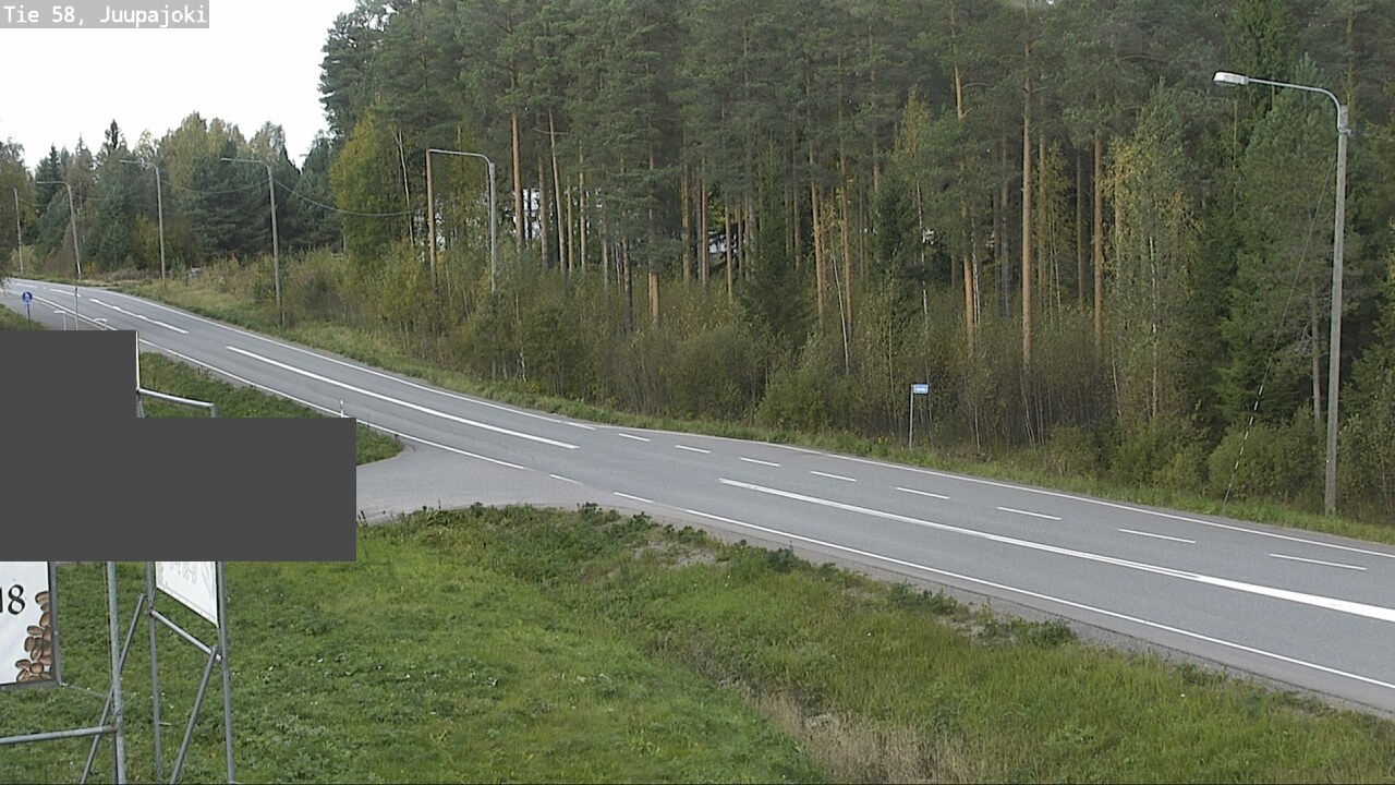 Weather Camera Image Väg 58 Juupajoki, Juupajoki, Pirkanmaa