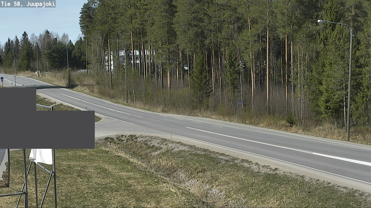 Weather Camera Image Road 58 Juupajoki, Juupajoki, Pirkanmaa